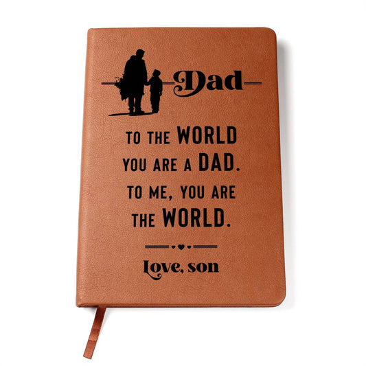 Leather Journal for Dads/Fathers/Sons