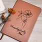 Apologetically ME Graphic Leather Journal- a Gift for Mother/Girlfriend.