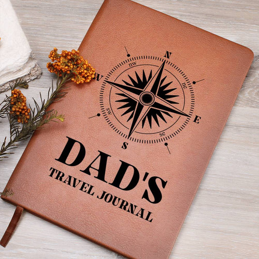 Travel Leather Journal for Dads/Fathers/Sons