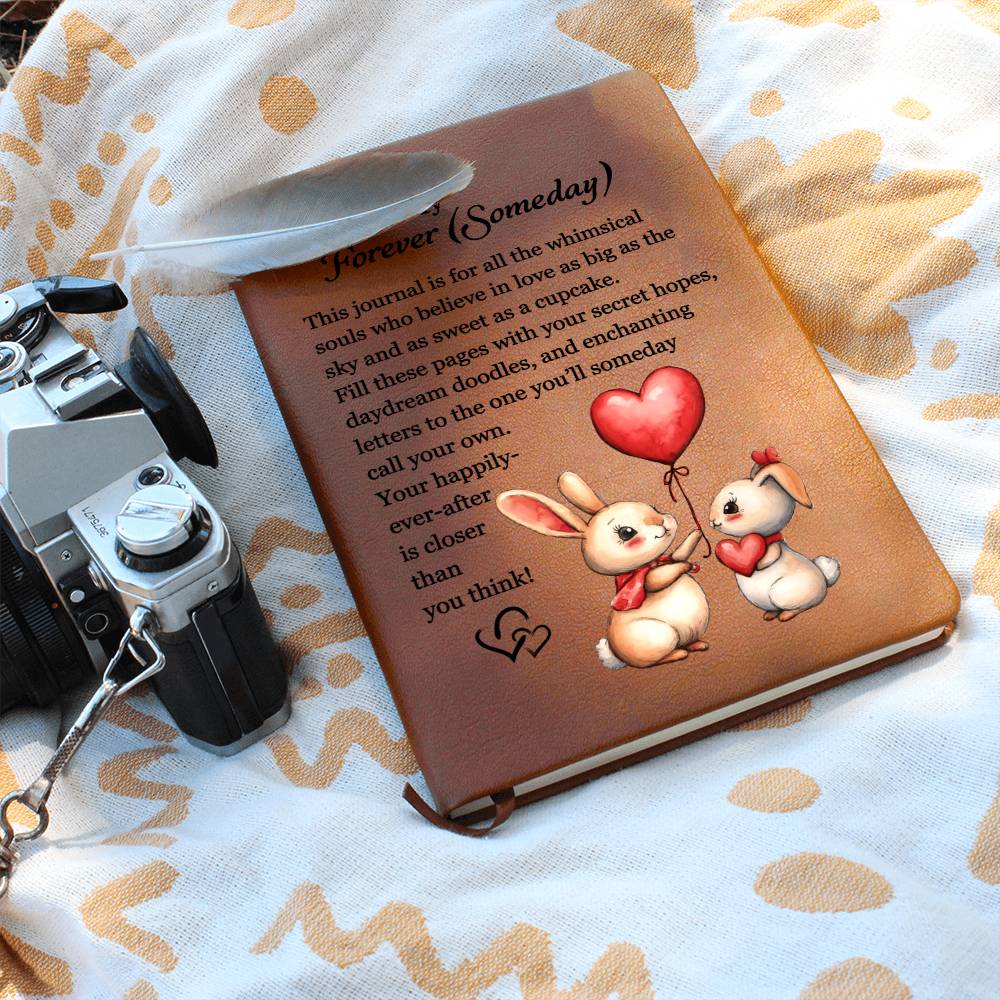 To My Forever ( Someday) Leather Journal- a Gift for your Soulmate/Husband/Wife.