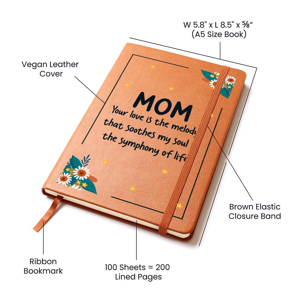 Melody of Love: The Symphony Leather Journal for Mom