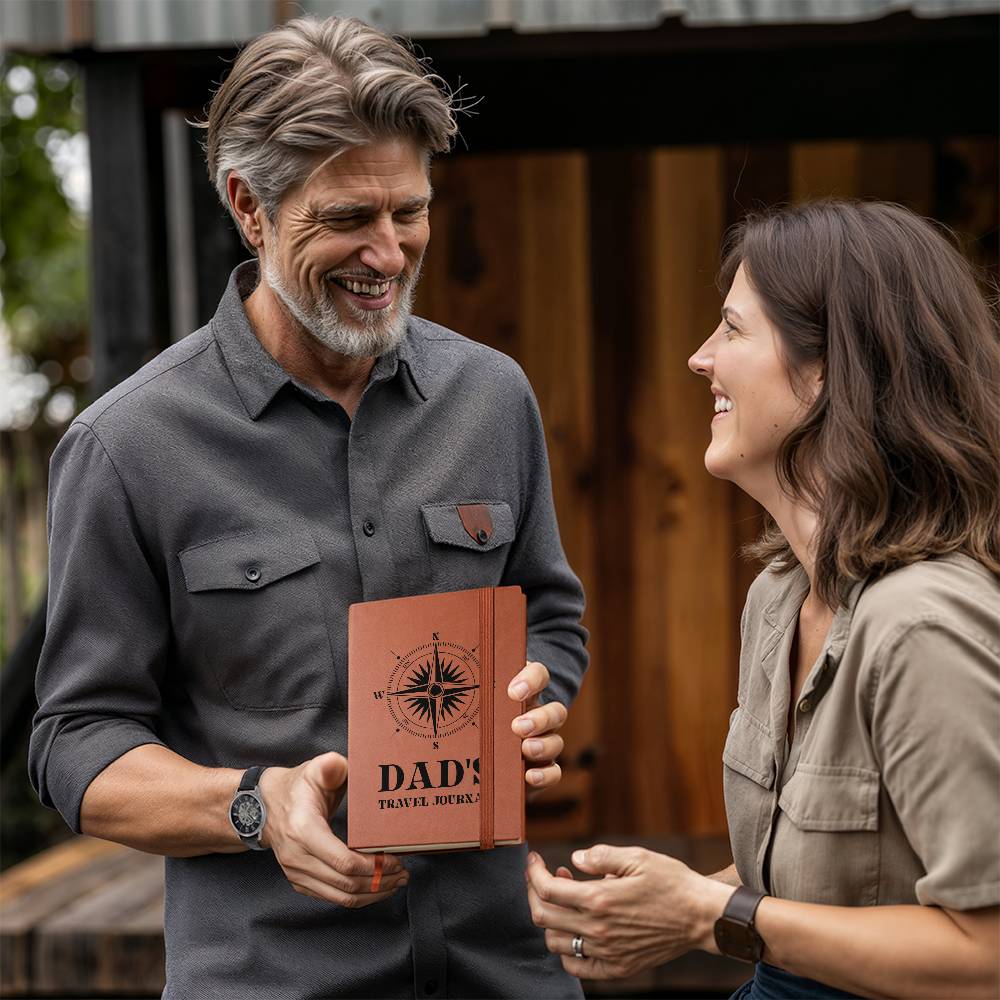 Travel Leather Journal for Dads/Fathers/Sons