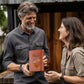 Do Everything in Love- 1 Corinthians 16:14 Graphic Leather Journal- a Gift for Mothers/Fathers.