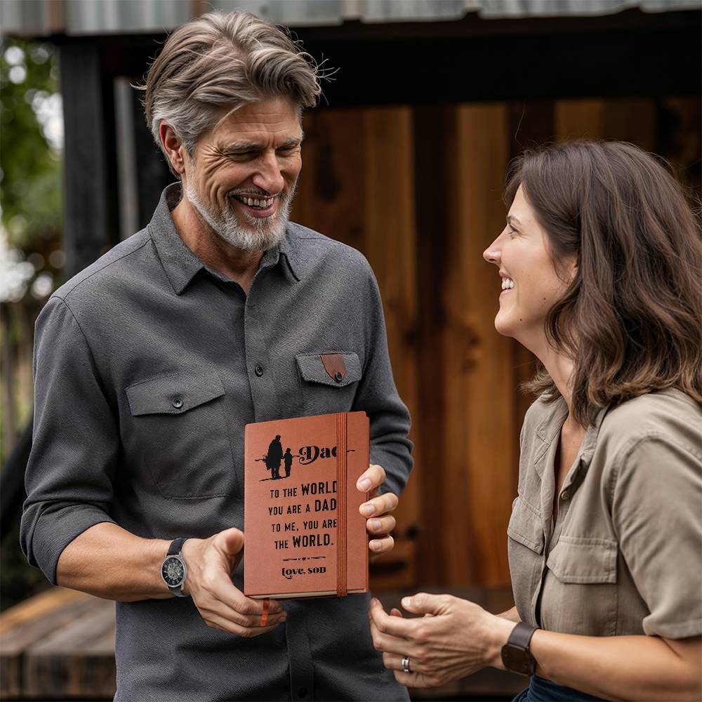 Leather Journal for Dads/Fathers/Sons