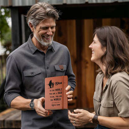 Leather Journal for Dads/Fathers/Sons