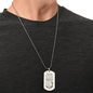 Personalized DAD Engraved Dog Tag Necklace- A Gift for Fathers/Sons.