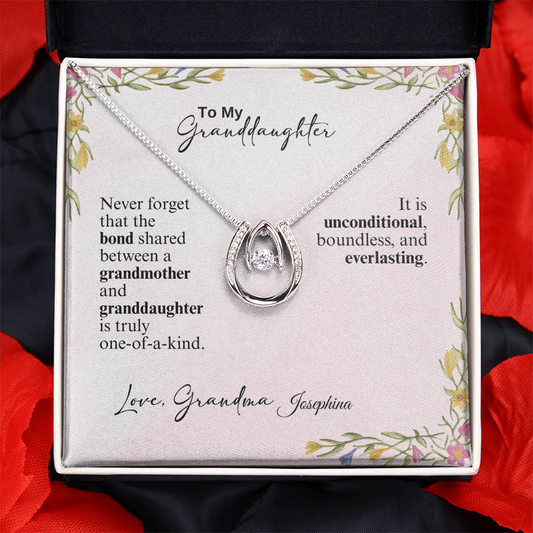 Lucky In Love Necklace - A Beloved Gift for a Granddaughter from a Grandmother.