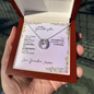 Lucky In Love Necklace - A Beloved Gift for a Granddaughter from a Grandmother.