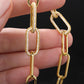Happy Birthday CZ Paperclip Chain Necklace- A Gift for a Daughter