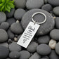 Personalized DAD The first man I love Engraved Rectangle Keychain- a Gift for Fathers/Dad.