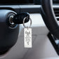 Personalized DAD The first man I love Engraved Rectangle Keychain- a Gift for Fathers/Dad.