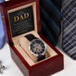 To My Dad Men's Openwork Watch a Gift for Father/Son.