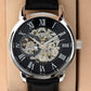 To My Dad Men's Openwork Watch- a gift for Dads/Fathers.