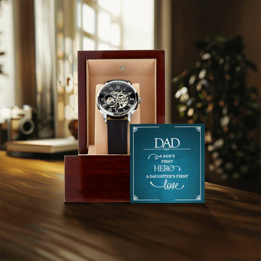 DAD A Son's First HERO A Daughter's First Love- A Gift for Son/Husband.