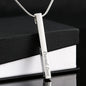 Mementos Engraved 4-Sided Stick Necklace a Gift for Daughters/Wives/Sisters.