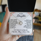 To My Daughter, Love Knot Necklace- a Anniversary Gift/ Birthday Gift for a Daughter.