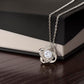 To My Daughter, Love Knot Necklace- a Anniversary Gift/ Birthday Gift for a Daughter.