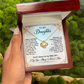 To My Daughter, Love Knot Necklace- a Anniversary Gift/ Birthday Gift for a Daughter.