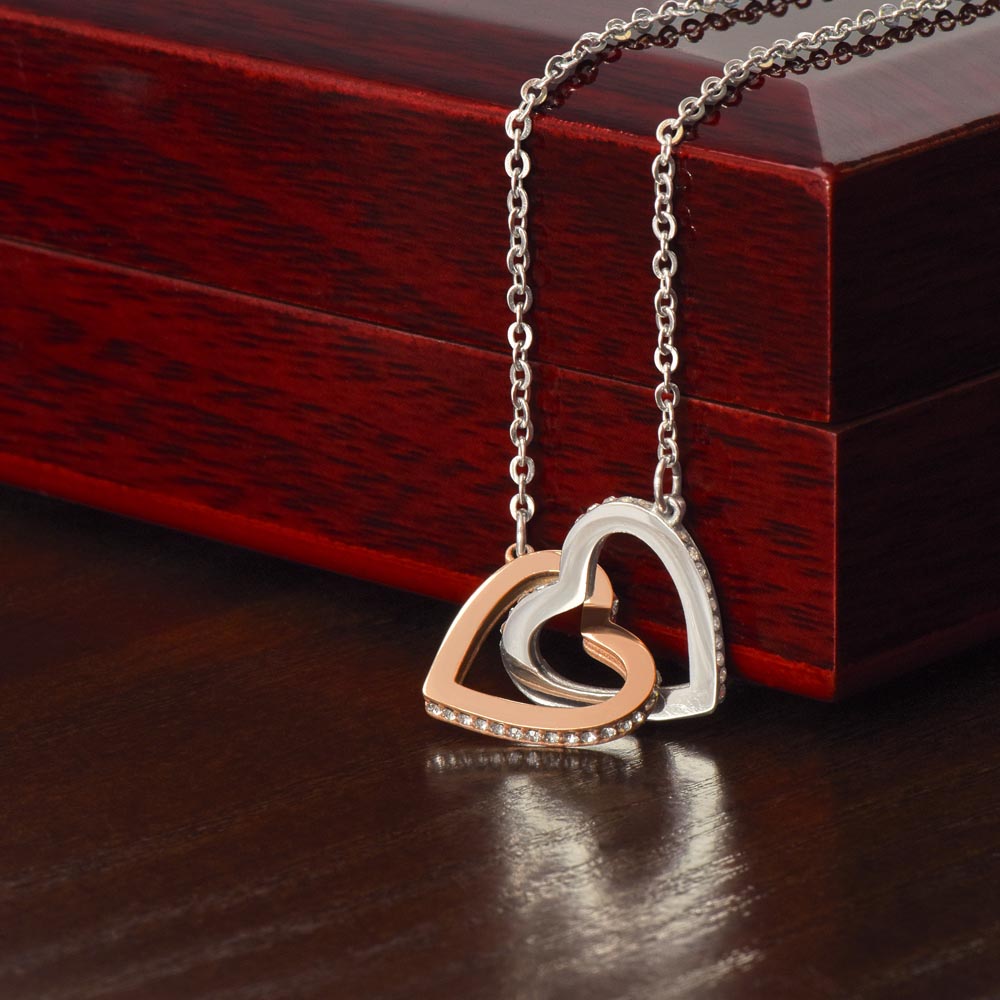 Interlocking Hearts Necklace- A Beloved Gift for a Mom.