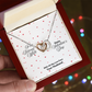 Interlocking Hearts Necklace -Happy Valentine's Day - a Gift for your Soulmate/Wife.
