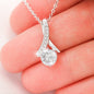 Zirconia Drop Pendant Necklace- a Gift for Mothers/Wives/Daughter.
