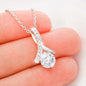 Zirconia Drop Pendant Necklace- a Gift for Mothers/Wives/Daughter.