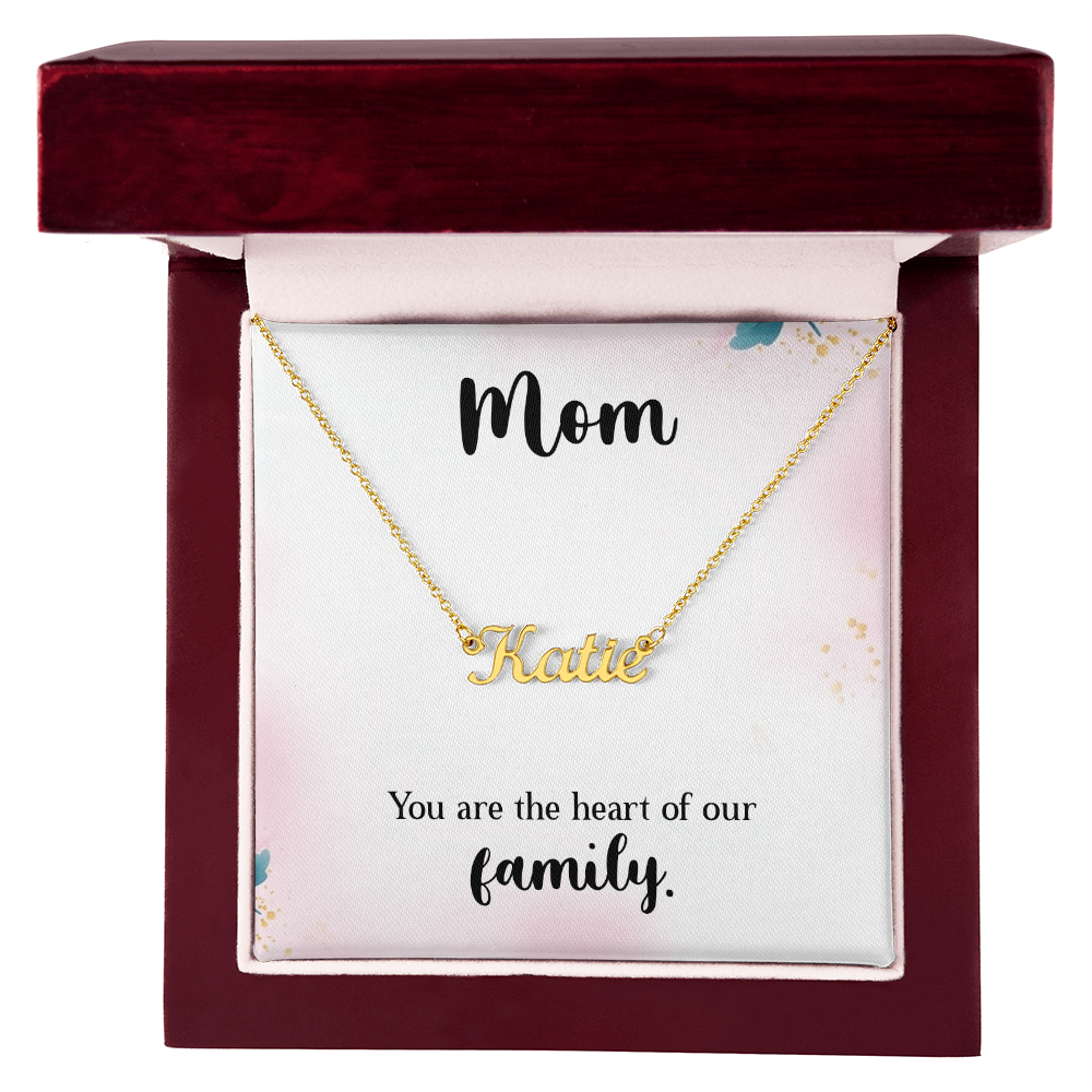 Personalized Name Necklace for Mom, a Perfect Gift for Mother's Day/Birthdays.