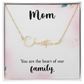 Personalized Signature Style Name Necklace for Mom, a Perfect Gift for Mother's Day/Birthdays.