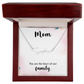 Personalized Signature Style Name Necklace for Mom, a Perfect Gift for Mother's Day/Birthdays.