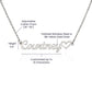 Personalized Heart Name Necklace- A Beloved Gift for a Mom, a Perfect Gift for Mother's Day/Birthdays.