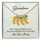 Custom Baby Feet with Birthstone- A Gift for Grandma for Mother's Day/ Birthdays.