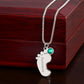 Custom Baby Feet with Birthstone- A Gift for Grandma for Mother's Day/ Birthdays.