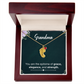 Personalized Baby Feet Necklace with Birthstone- a Gift for Grandma