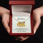Custom Baby Feet with Birthstone- A Gift for Grandma for Mother's Day/ Birthdays.