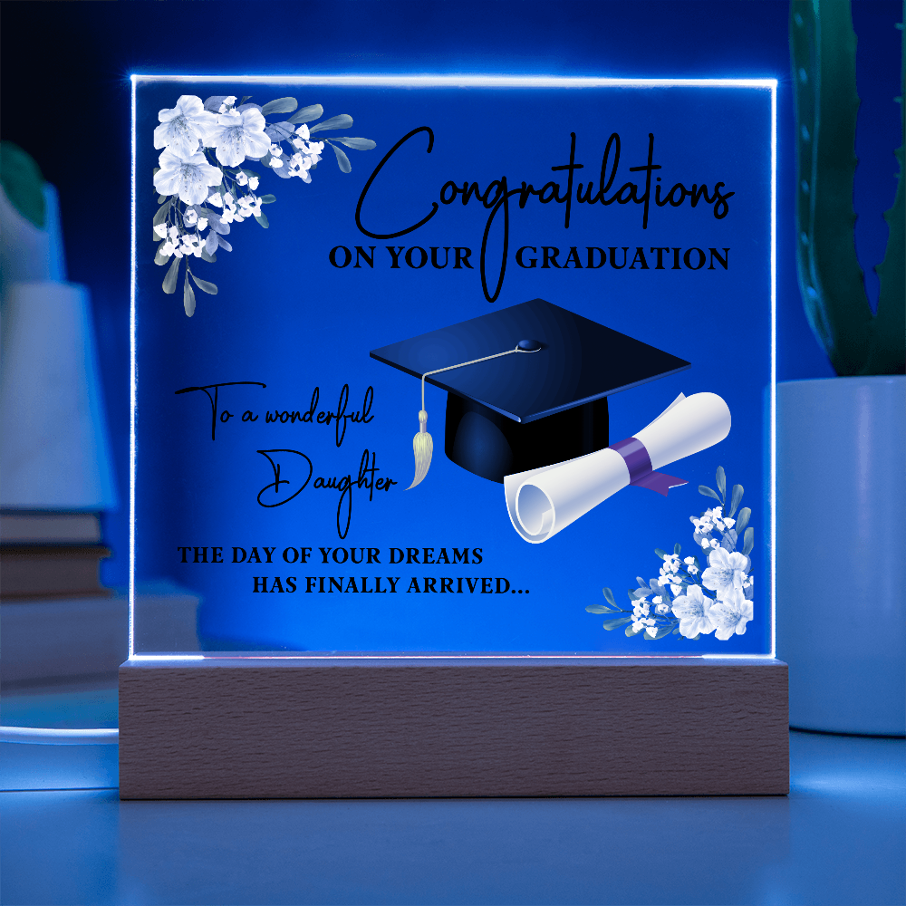 Congratulations on Your GRADUATION- a Gift for a Daughter.