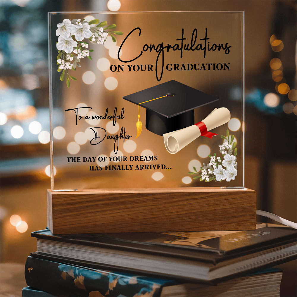 Congratulations on Your GRADUATION- a Gift for a Daughter.
