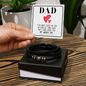 Men's ''Love You Forever'' Bracelet- a Perfect Gift for Fathers/Sons.