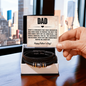Men's ''Love You Forever'' Bracelet- HAPPY FATHER'S DAY- A Gift for Fathers/Sons.