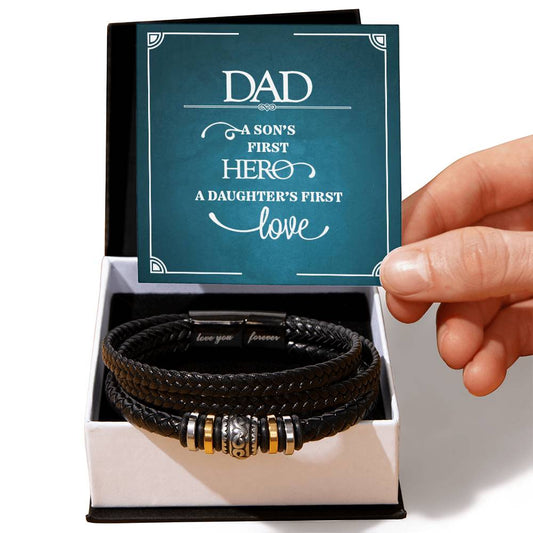 DAD A Son's First HERO A Daughter's First Love- A Gift for Son/Husband.