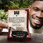 Men's ''Love You Forever'' Bracelet- HAPPY FATHER'S DAY- A Gift for Fathers/Sons.