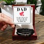Men's ''Love You Forever'' Bracelet- a Perfect Gift for Fathers/Sons.