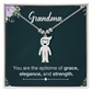 Personalized Engraved Kids Charm Necklace - a Gift for Grandmother, Moms, Daughters.
