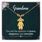 Personalized Engraved Kids Charm Necklace - a Gift for Grandmother, Moms, Daughters.
