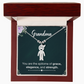 Personalized Engraved Kids Charm Necklace - a Gift for Grandmother, Moms, Daughters.