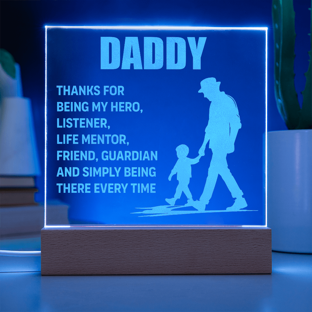 Engraved Acrylic Plaque- a Wonderful Message