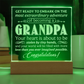 To Grandpa to Be Engraved Acrylic Square Plaque- a Gift for a Grandfather/Grandpa.