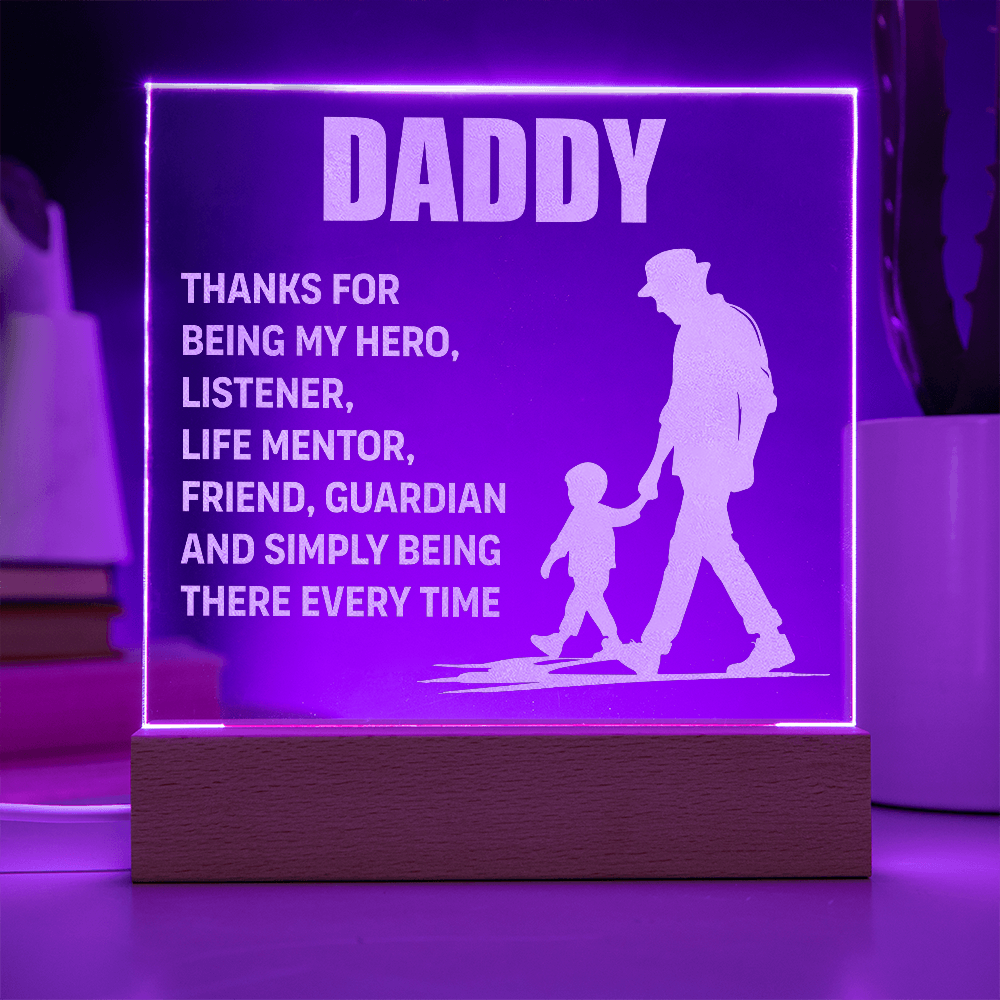 Engraved Acrylic Plaque- a Wonderful Message