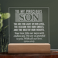 To Our Son-Engraved Acrylic Square Plaque Gift for a Son/Father.