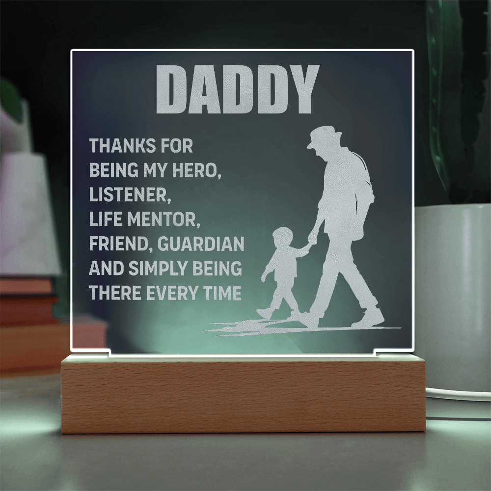 Engraved Acrylic Plaque- a Wonderful Message