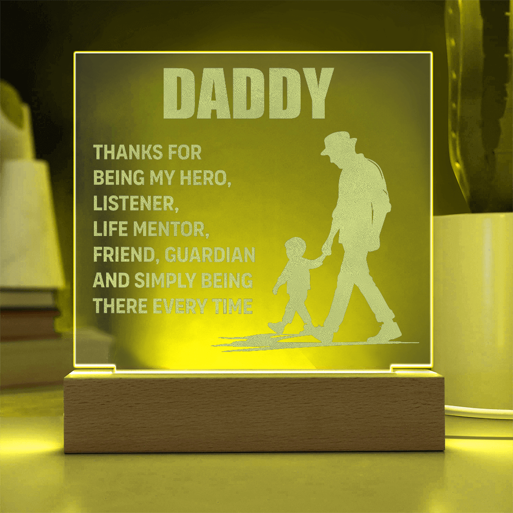 Engraved Acrylic Plaque- a Wonderful Message